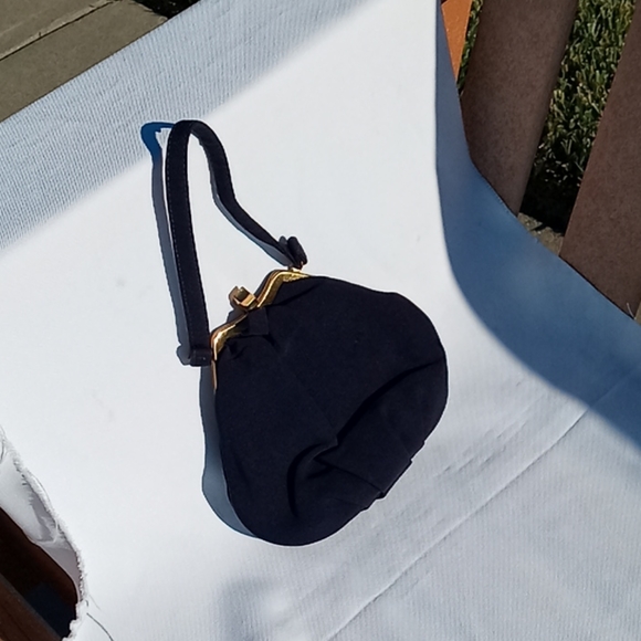 Women's Navy blue handbag - Picture 3 of 4